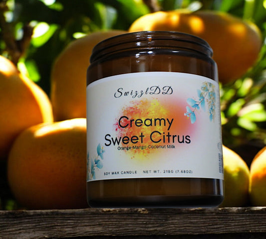 Creamy Sweet Citrus Soy Candle - SwizzlDD