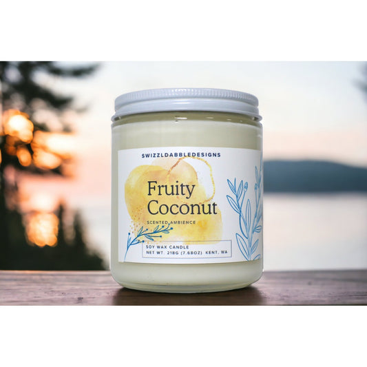 Fruity Coconut Soy Candle - SwizzlDD