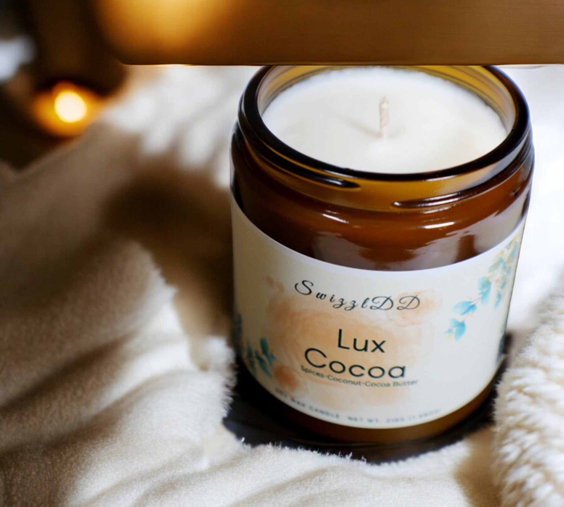 Lux Cocoa Soy Candle - SwizzlDD