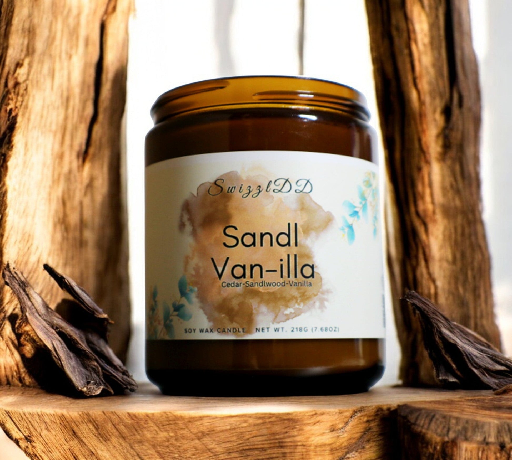 Sandl Van - illa Soy Candle - SwizzlDD