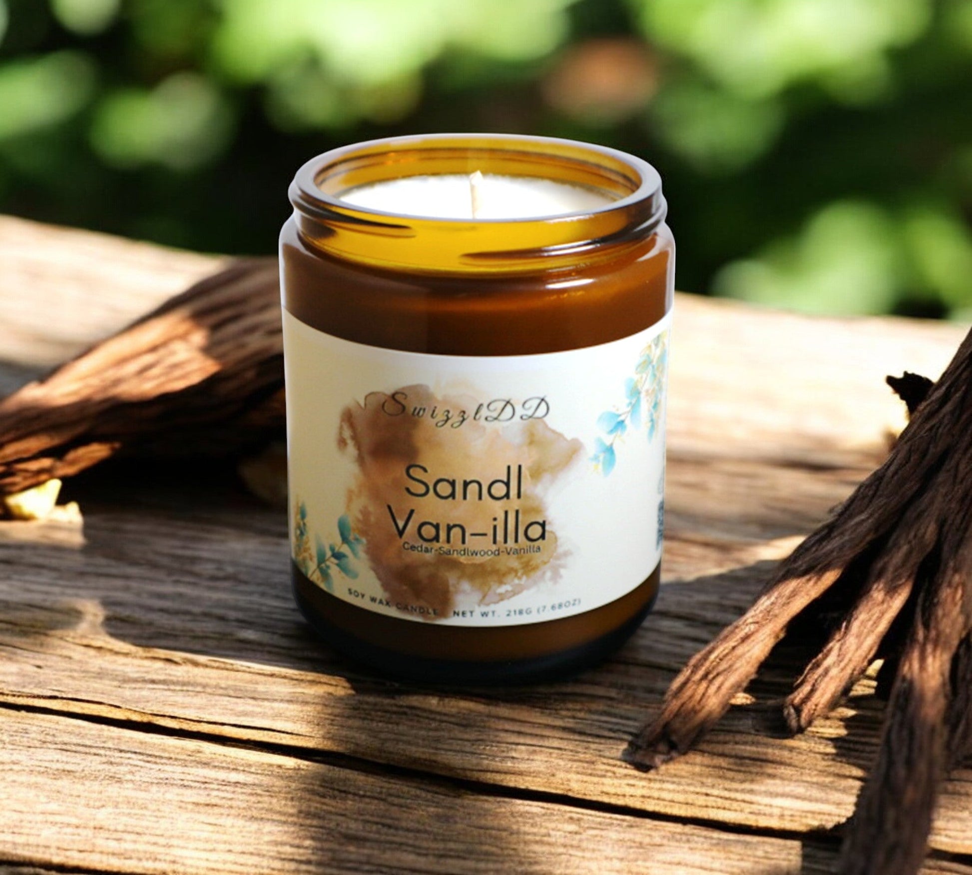 Sandl Van - illa Soy Candle - SwizzlDD